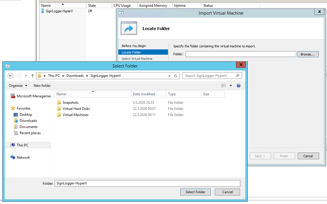 Import wizard — Before You Begin step